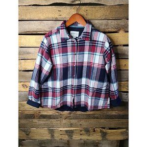 Orvis Women's Plaid Jacket - Red and Blue